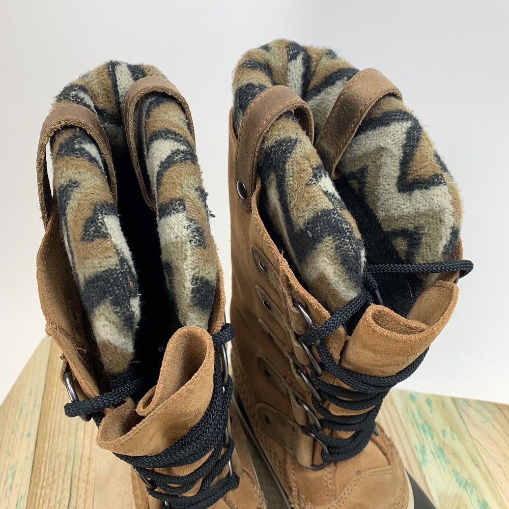 Sorel Joan of Arctic Boots Womens Sz 6 Knit Winter Waterproof Snow NL2142-286 - Picture 15 of 16